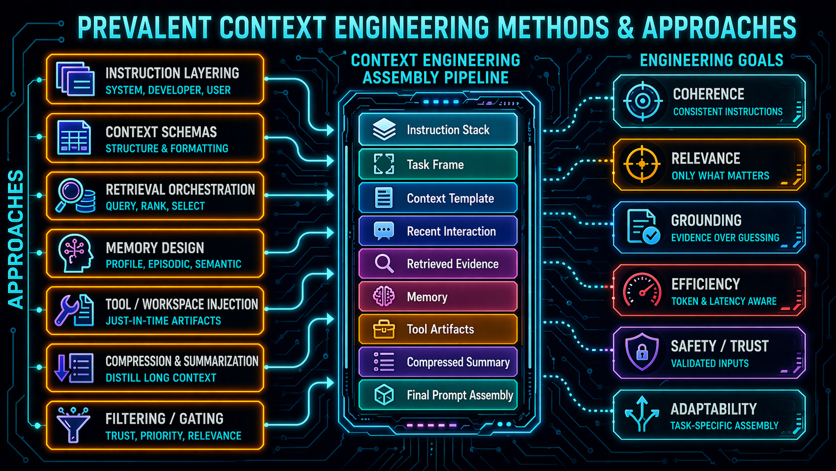 Overview of context engineering methods and approaches