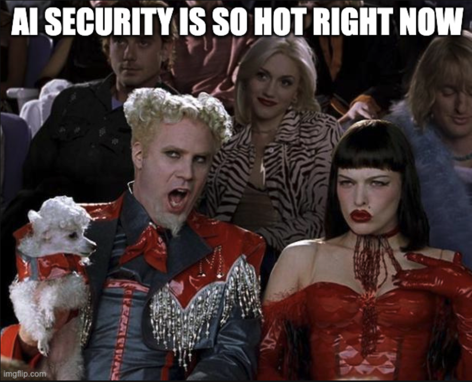 AI security &mdash; so hot right now